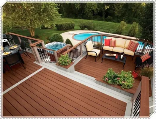 Wood Decking Outdoor Design android App screenshot 1